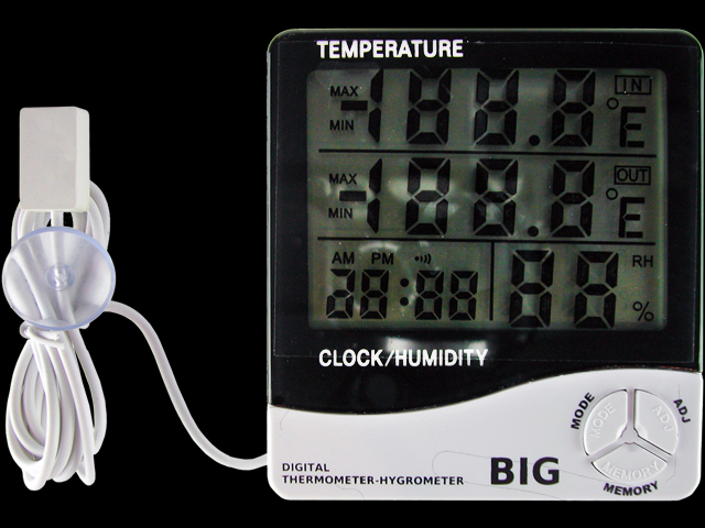 デジタル温湿度計BIG