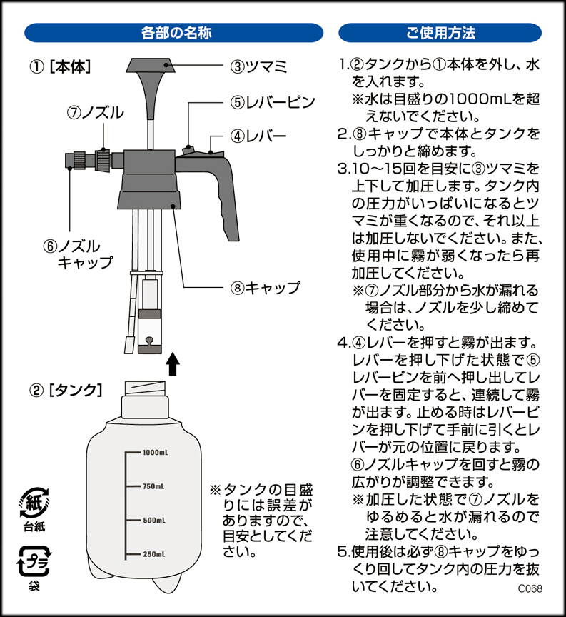 ミスター　霧吹き　GEX