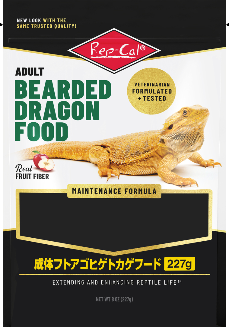 成体フトアゴヒゲトカゲフード227g　パッケージ