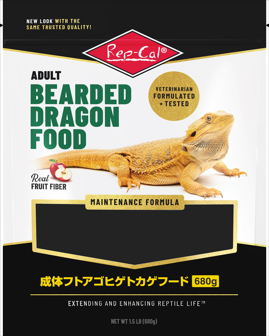 成体フトアゴヒゲトカゲフード680g　パッケージ