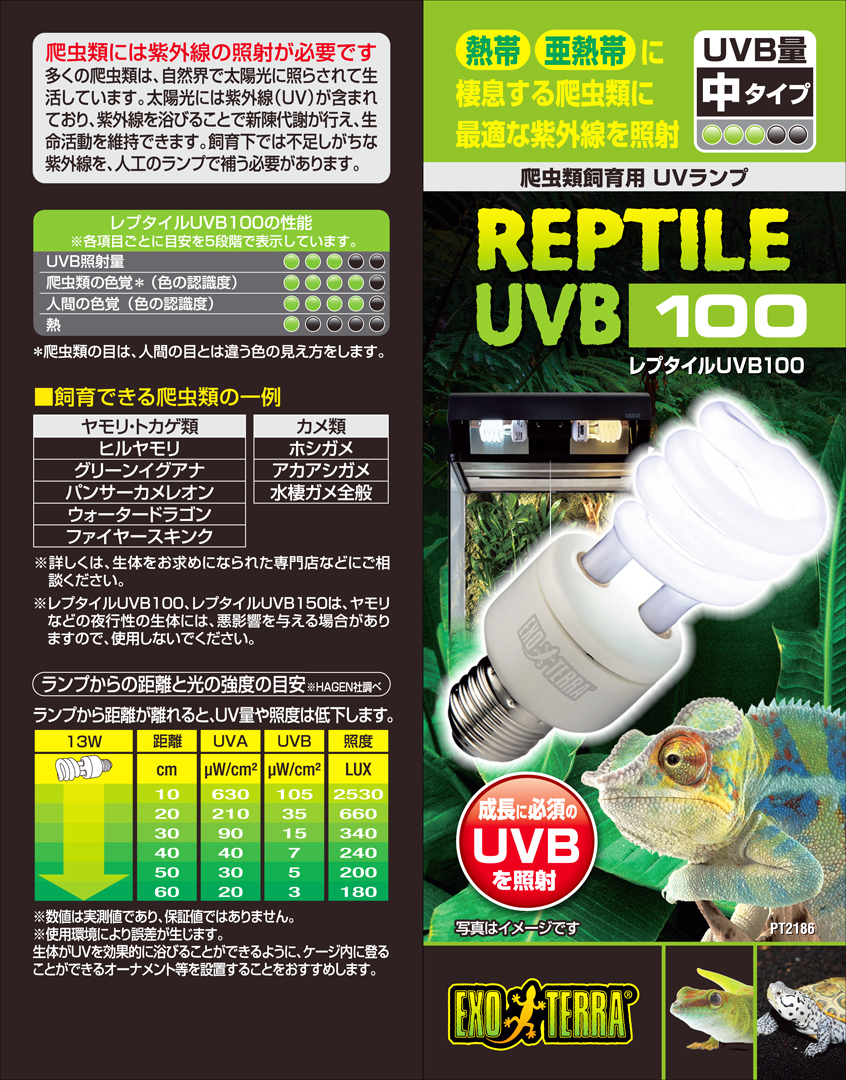 レプタイルUVB100 13W　EXOTERRA