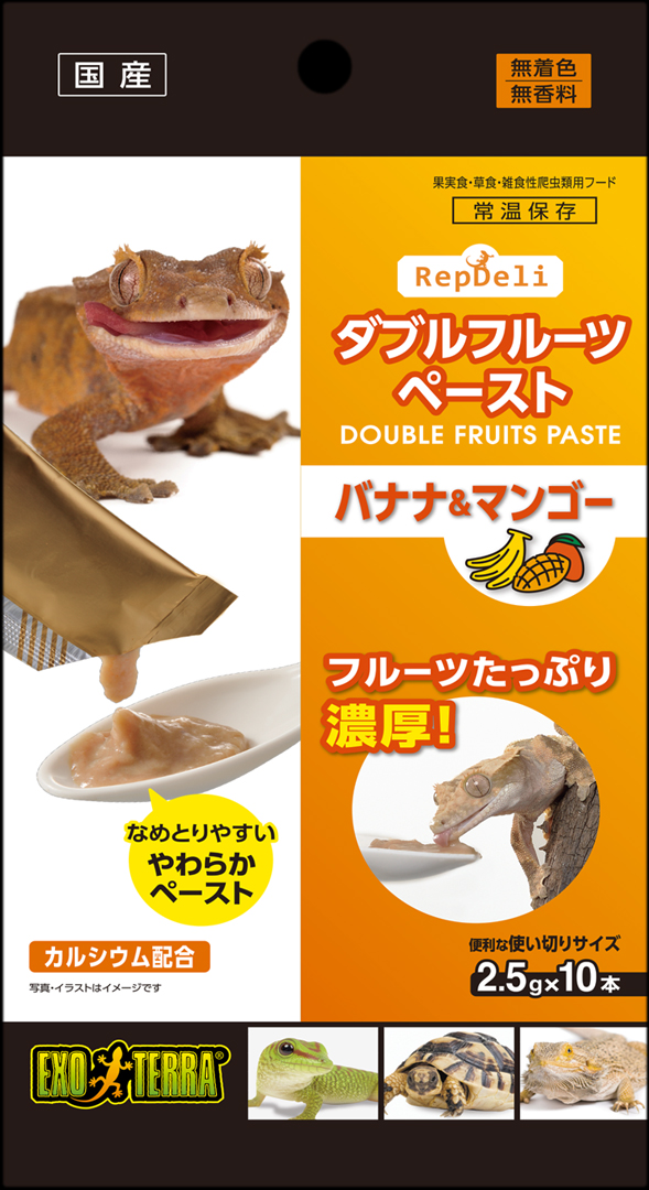 ダブルフルーツペーストバナナ&マンゴー　パッケージ正面