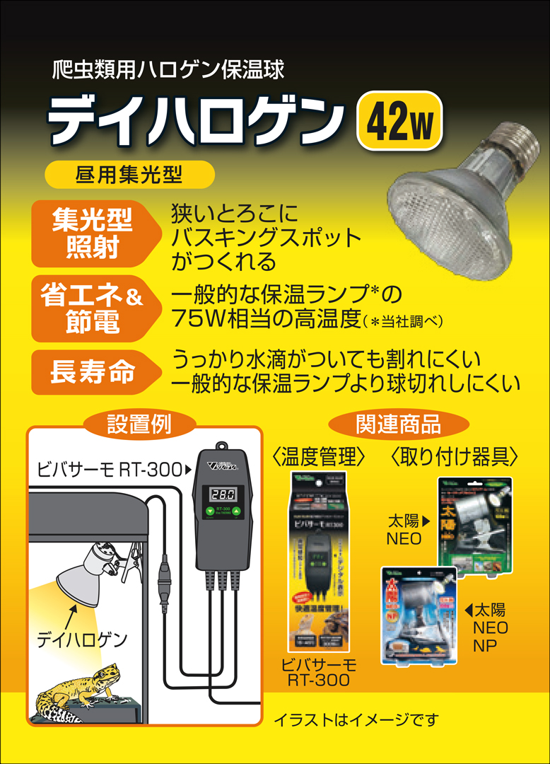 デイハロゲン42W　パッケージ右側面