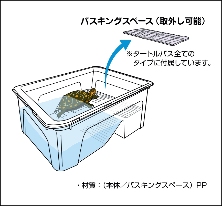 タートルバスホワイト　ビバリア