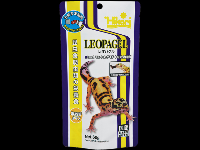 レオパゲル60g キョーリン ひかり 昆虫食爬虫類の栄養食 販売 通販