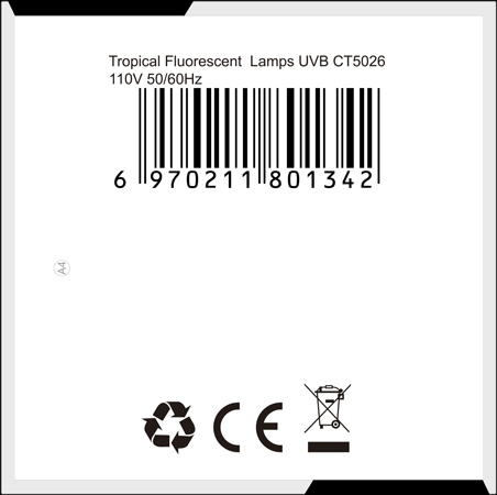 Daylight Fluorescent Lamp UVB 5.0 26W　CT5026