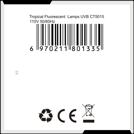 Daylight Fluorescent Lamp UVB 5.0 15W　CT5015