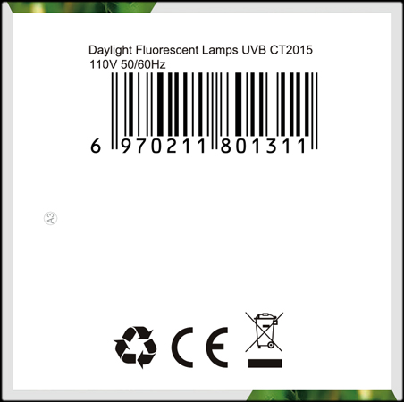 Daylight Fluorescent Lamp UVB 2.0 15W　CT2015