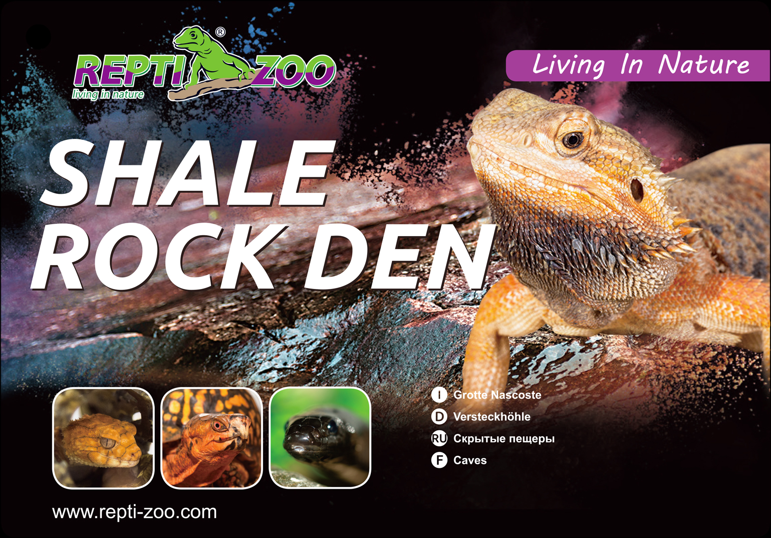 RZシェールロックデンERS37 REPTI ZOO 爬虫類用シェルター 販売 通販