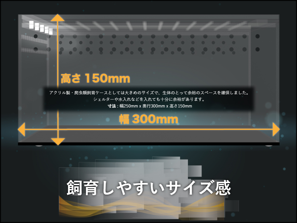 レプタイルケース　RC-250　クリアネス