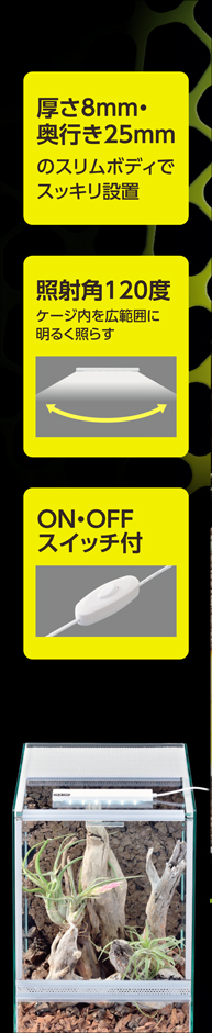 デイサイクルLED S　パッケージ左面