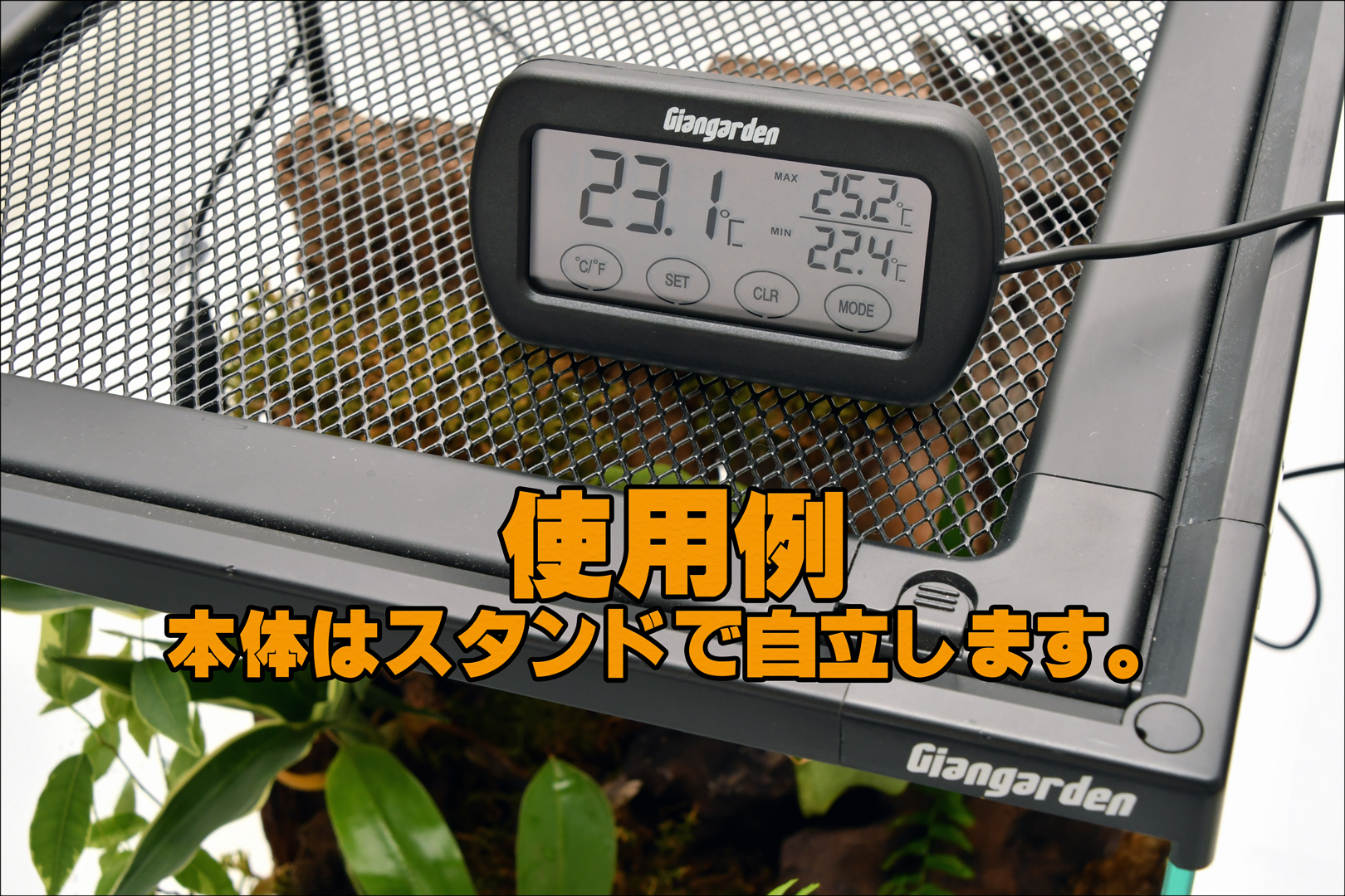 デラックス温湿度計 カミハタ ジャイアンガーデン 温湿度計 販売