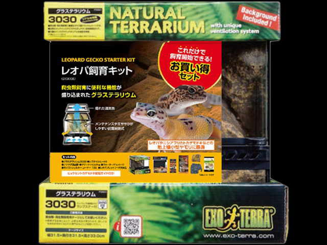 レオパ飼育キットGT3030 エキゾテラ GEX 爬虫類飼育セット 販売 通販