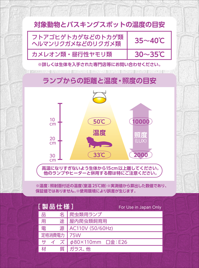 メテオバスク75W　マルカン　レプシ　パッケージ側面