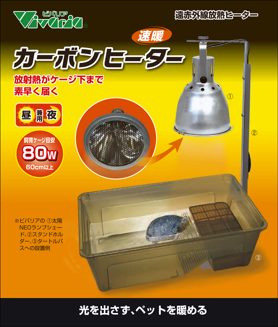 カーボンヒーター80W　使用例