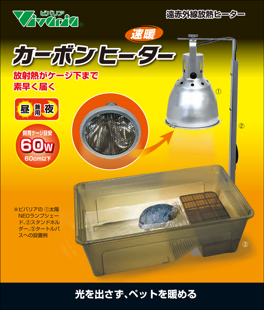 カーボンヒーター60W　使用例