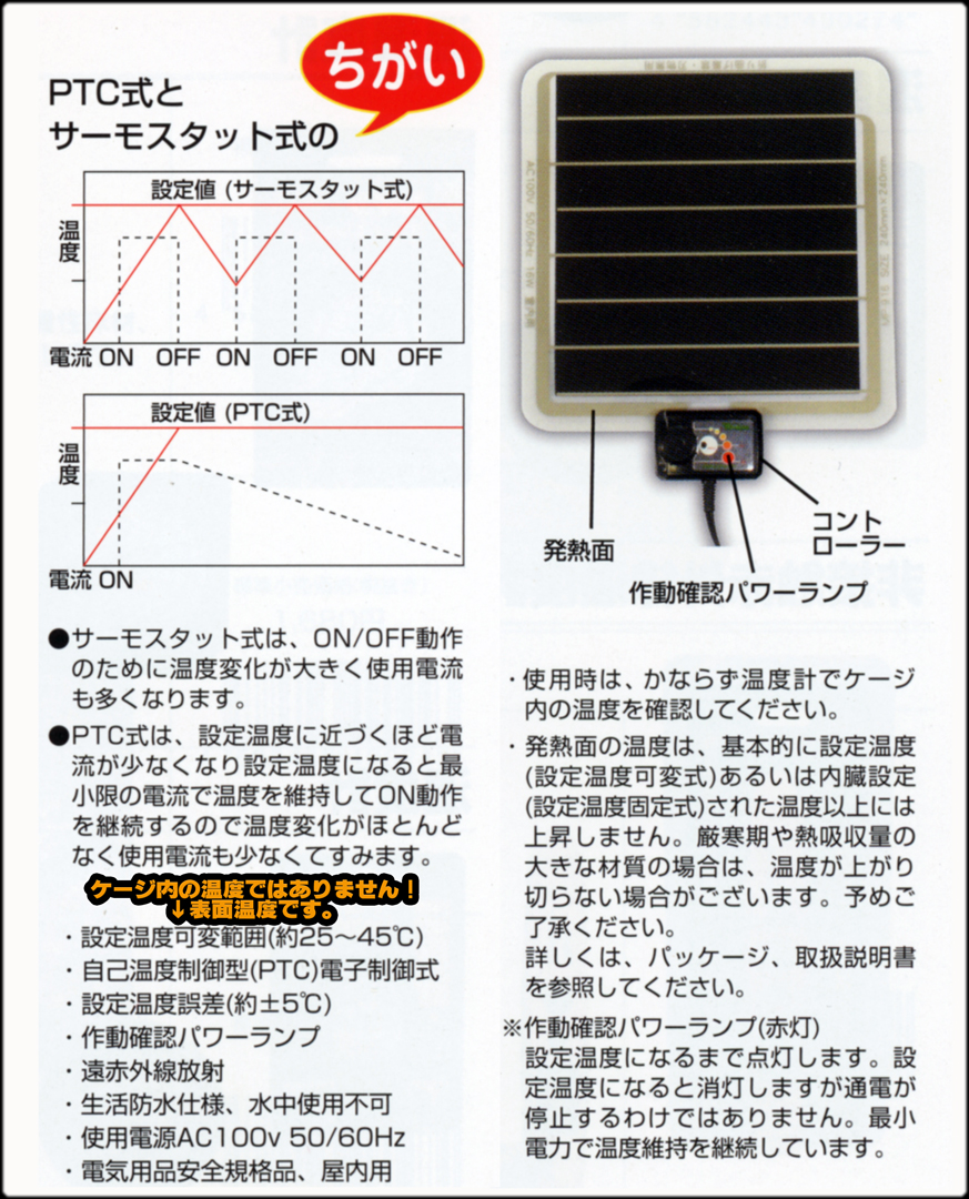 ビバリア マルチパネルヒーター 16W