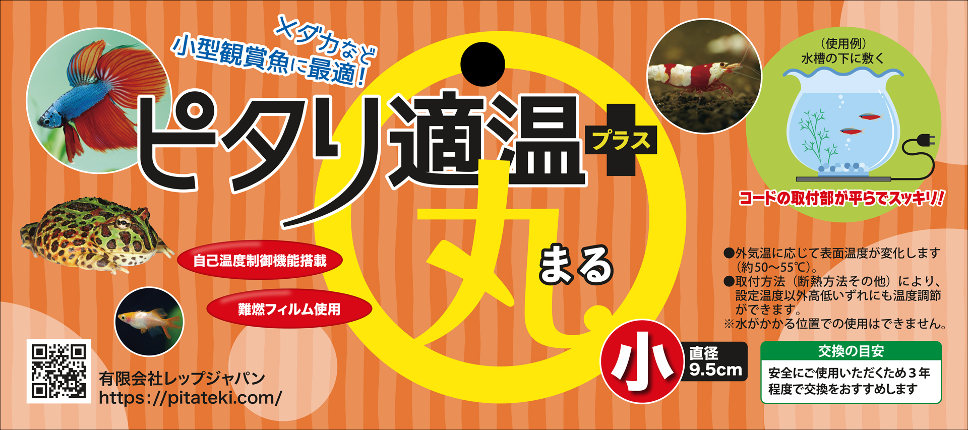 ピタリ適温プラス丸小　レップジャパン　ヘッダー