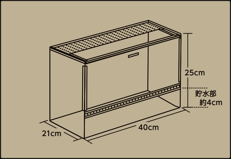 レプテリアクリアネオ400Slim　サイズ