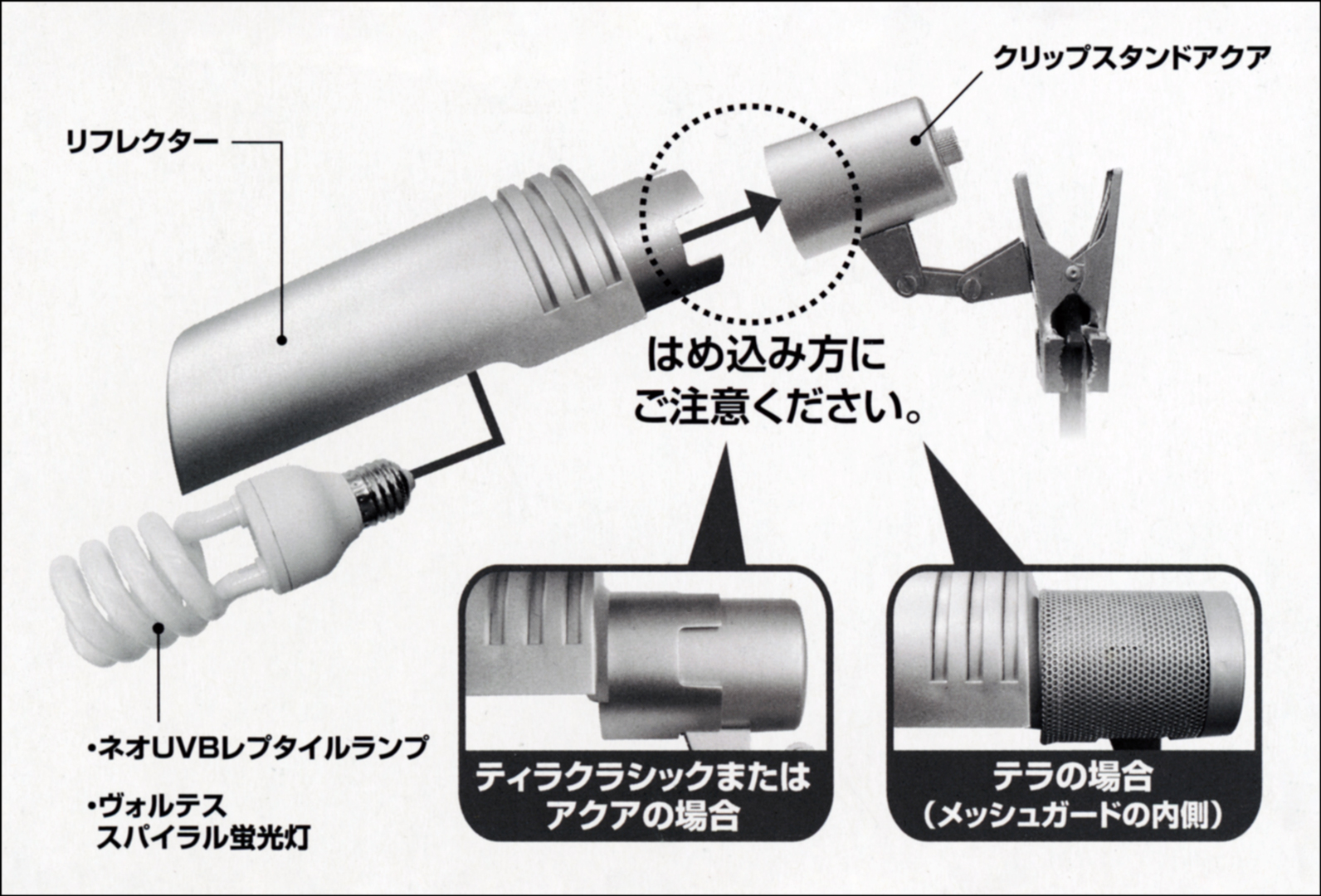 カミハタリフレクター 取り付け方法