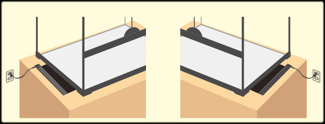 レプタイルヒート　裏表どちら向きにも使用できるリバーシブルタイプ