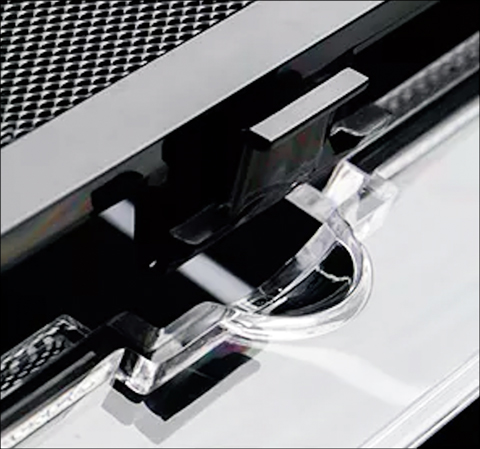 レプタイルポリカケース2020白フタP01　上面メッシュ蓋はセイフティロック付