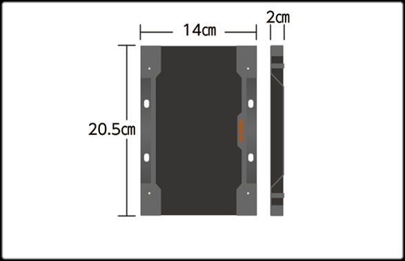 ヒュドラヒート14W　サイズ　大きさ　厚み