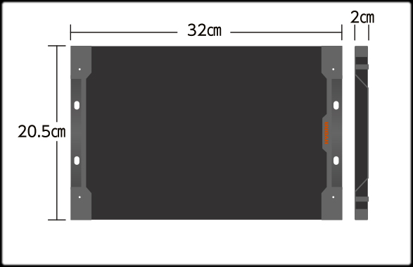 ヒュドラヒート40W　サイズ　大きさ　厚み
