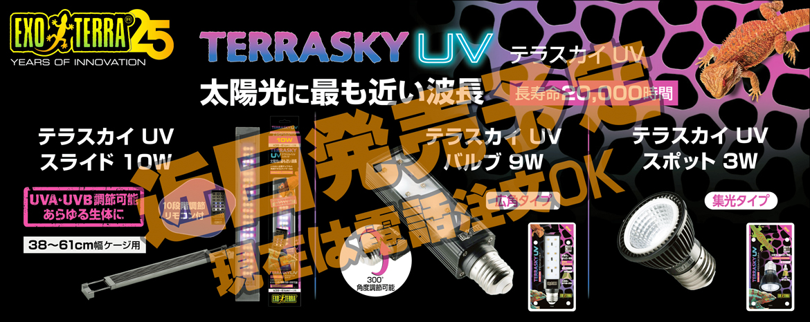 テラスカイUV　ジェックス　エキゾテラ