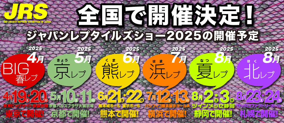 ジャパンレプタイルズショー　日本最大の爬虫類イベント