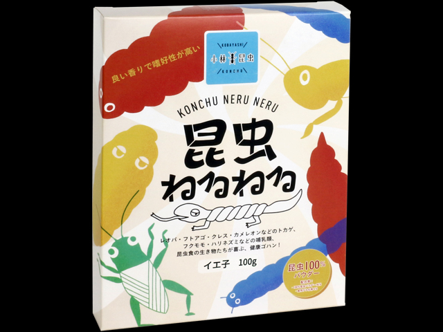 昆虫ねるねるイエ子100gヨーロッパイエコオロギ　小林昆虫