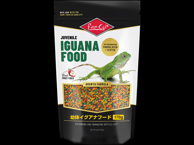 幼体イグアナフード170g　Rep-Cal(レップカル)　イグアナの餌　草食性爬虫類の餌