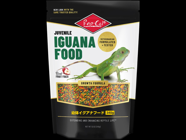 幼体イグアナフード340g　Rep-Cal(レップカル)　イグアナの餌　草食性爬虫類の餌