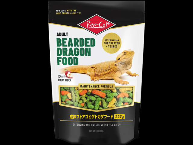 成体フトアゴヒゲトカゲフード227g Rep-Cal(レップカル) 雑食性爬虫類の餌