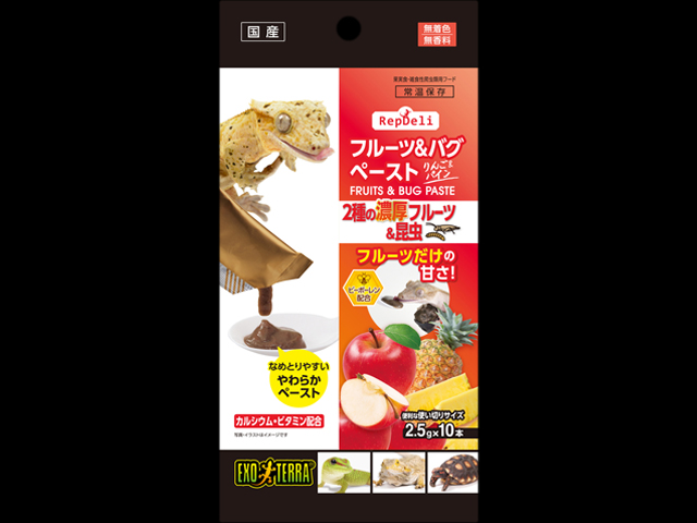 RepDeliフルーツ&バグペーストりんご&パイン GEX(ジェックス) EXOTERRA(エキゾテラ)