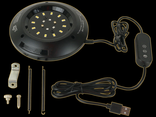 レプタイルサークルUV LED USB 5V2A 神畑養魚株式会社 カミハタ(KAMIHATA) ジャイアンガーデン(Giangarden) 爬虫類用紫外線LEDランプ